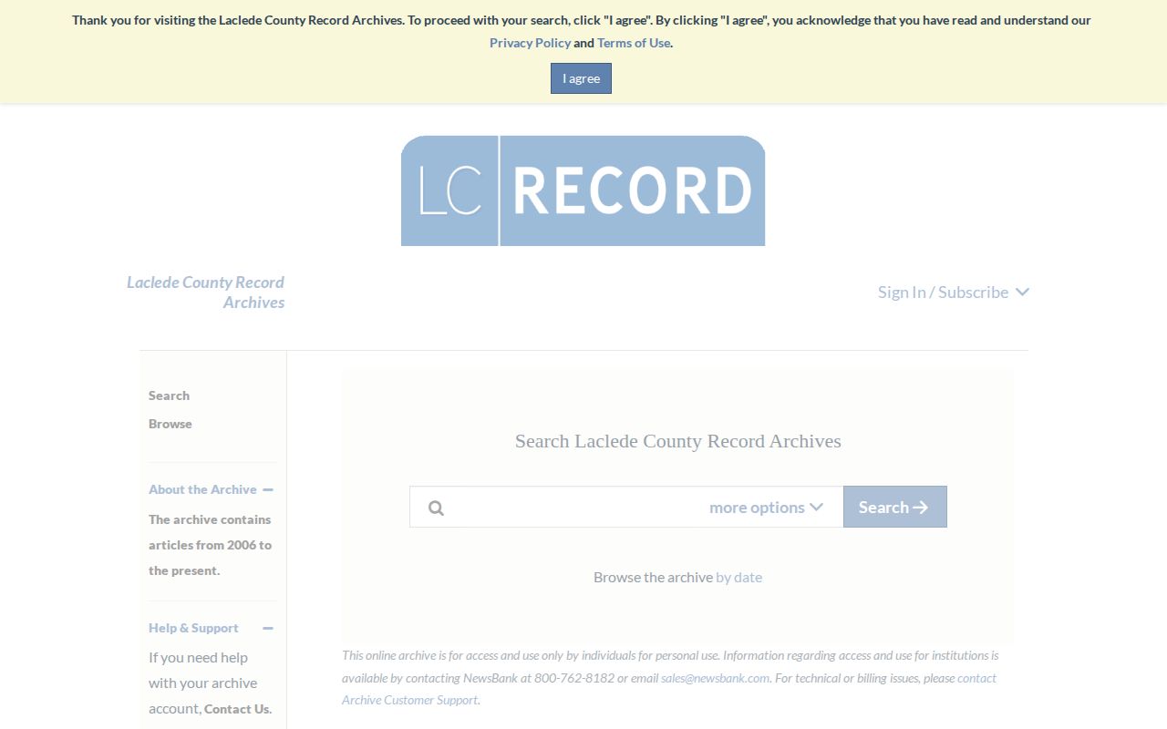 Laclede County Record news archive arrest record search source